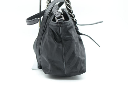BURBERRY Chain Nylon Handbag
