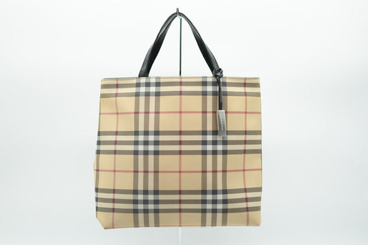 BURBERRY PVC Check Bag