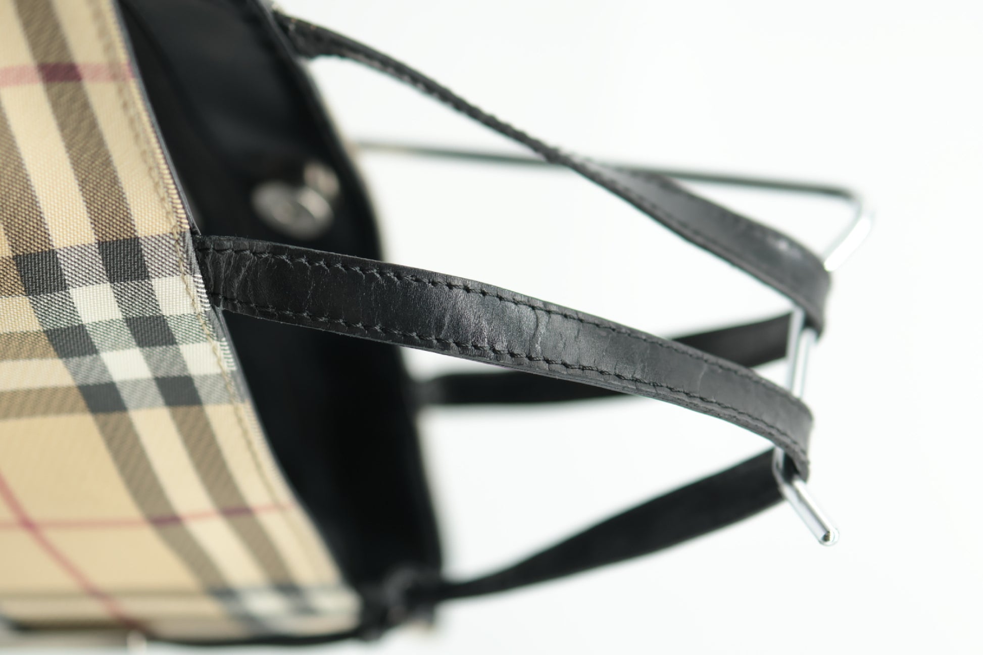 BURBERRY PVC Check Bag
