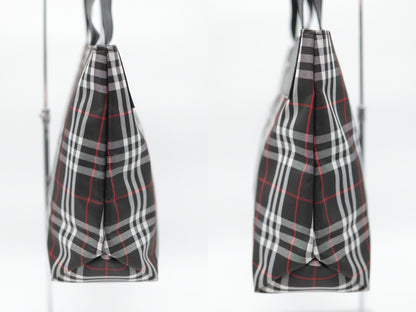 BURBERRY Nylon Navy Blue Tote Bag