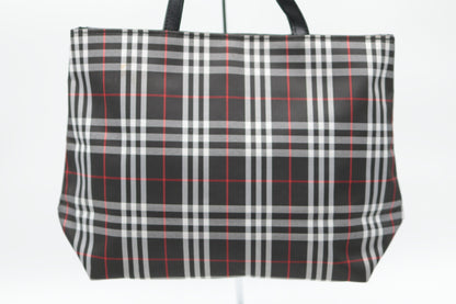 BURBERRY Nylon Navy Blue Tote Bag