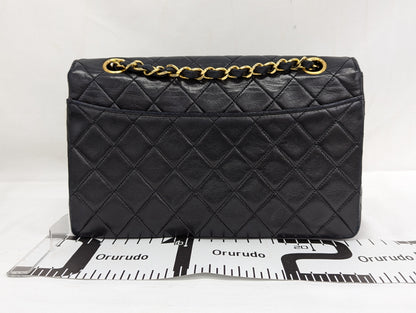 CHANEL Lambskin Matlasse Shoulder Bag with Pouch