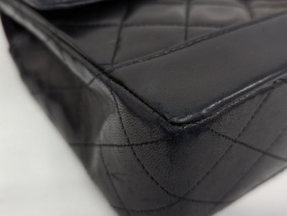 CHANEL Lambskin Matlasse Shoulder Bag with Pouch