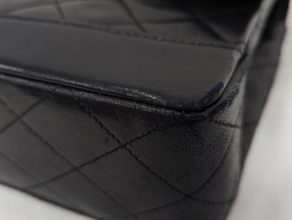 CHANEL Lambskin Matlasse Shoulder Bag with Pouch