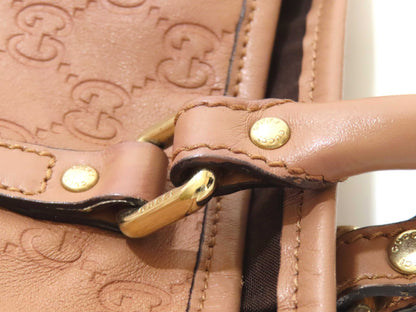 GUCCI Gucci Shima Gucci Tote Bag Leather Shima Brown Tote Bag