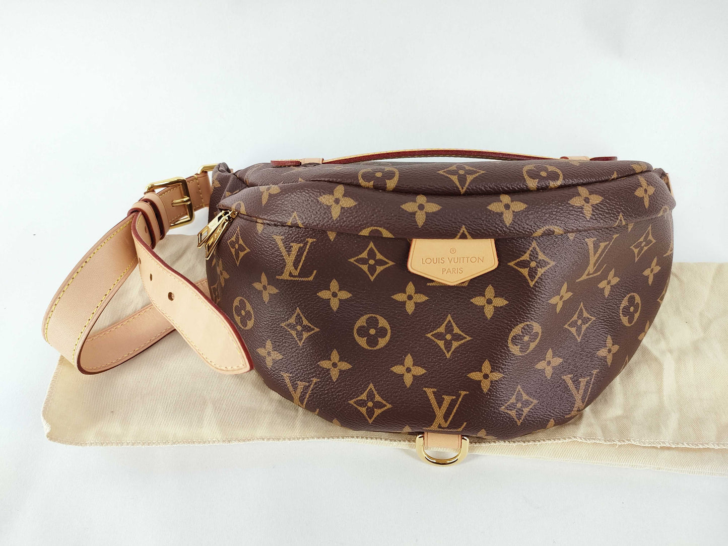 LOUIS VUITTON Monogram LOUIS VUITTON Monogram Bum Bag M43644 IC Chip Storage Bag Waist Bag