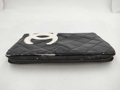 CHANEL Cambon Line Long Wallet with Seal