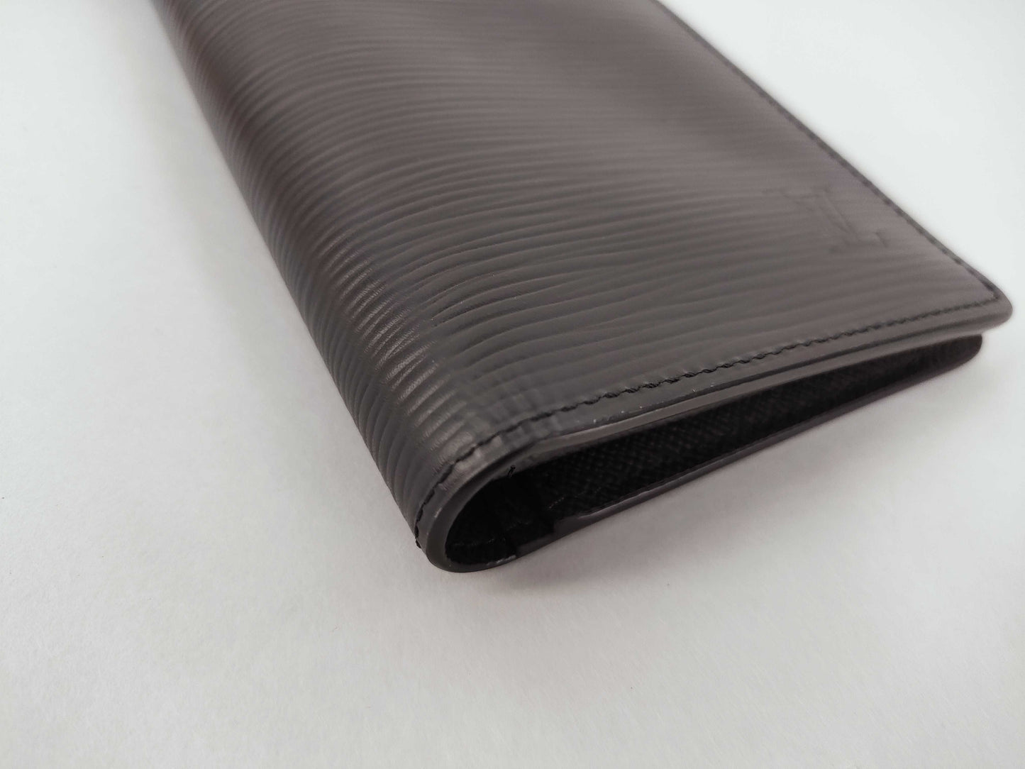 LOUIS VUITTON Epi LOUIS VUITTON Epi Portofeuille Brazza Noir M60622 IC Chip Box Storage Bag Wallet