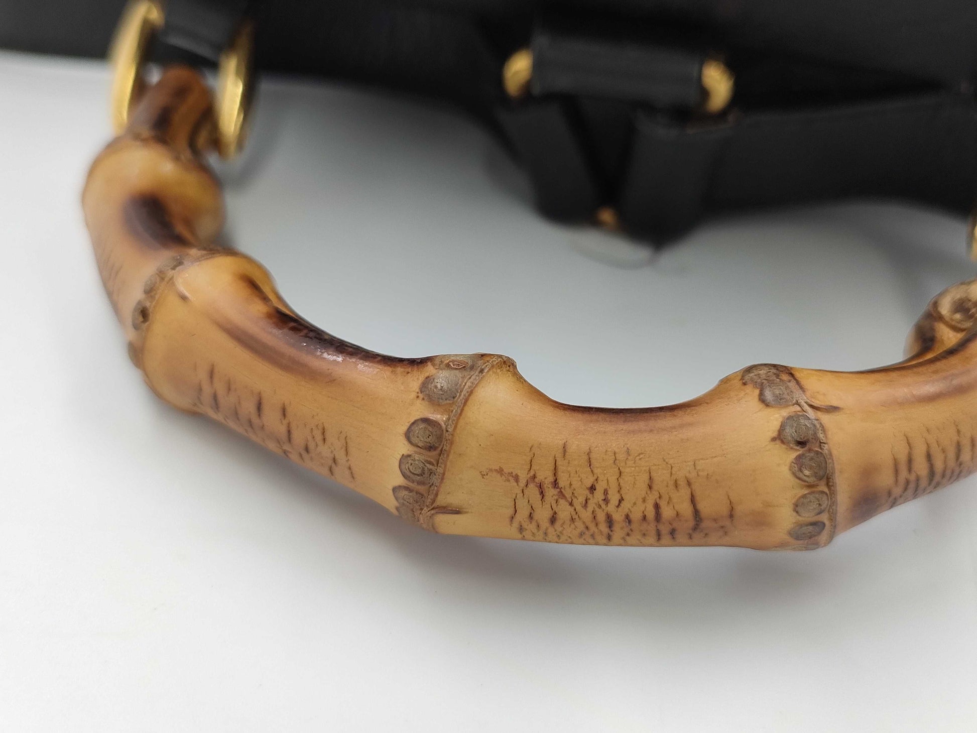 GUCCI Bamboo Leather Backpack