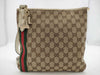 GUCCI 144388 GG Canvas Sherry Line Shoulder Bag with Charm