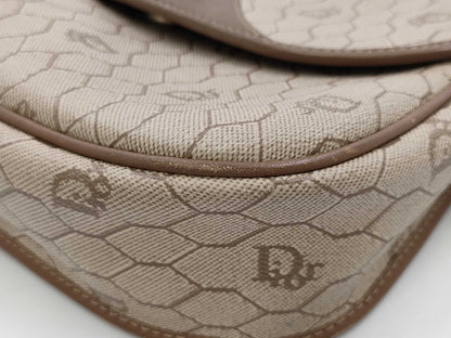 Dior Honeycomb CD Logo PVC Shoulder Bag