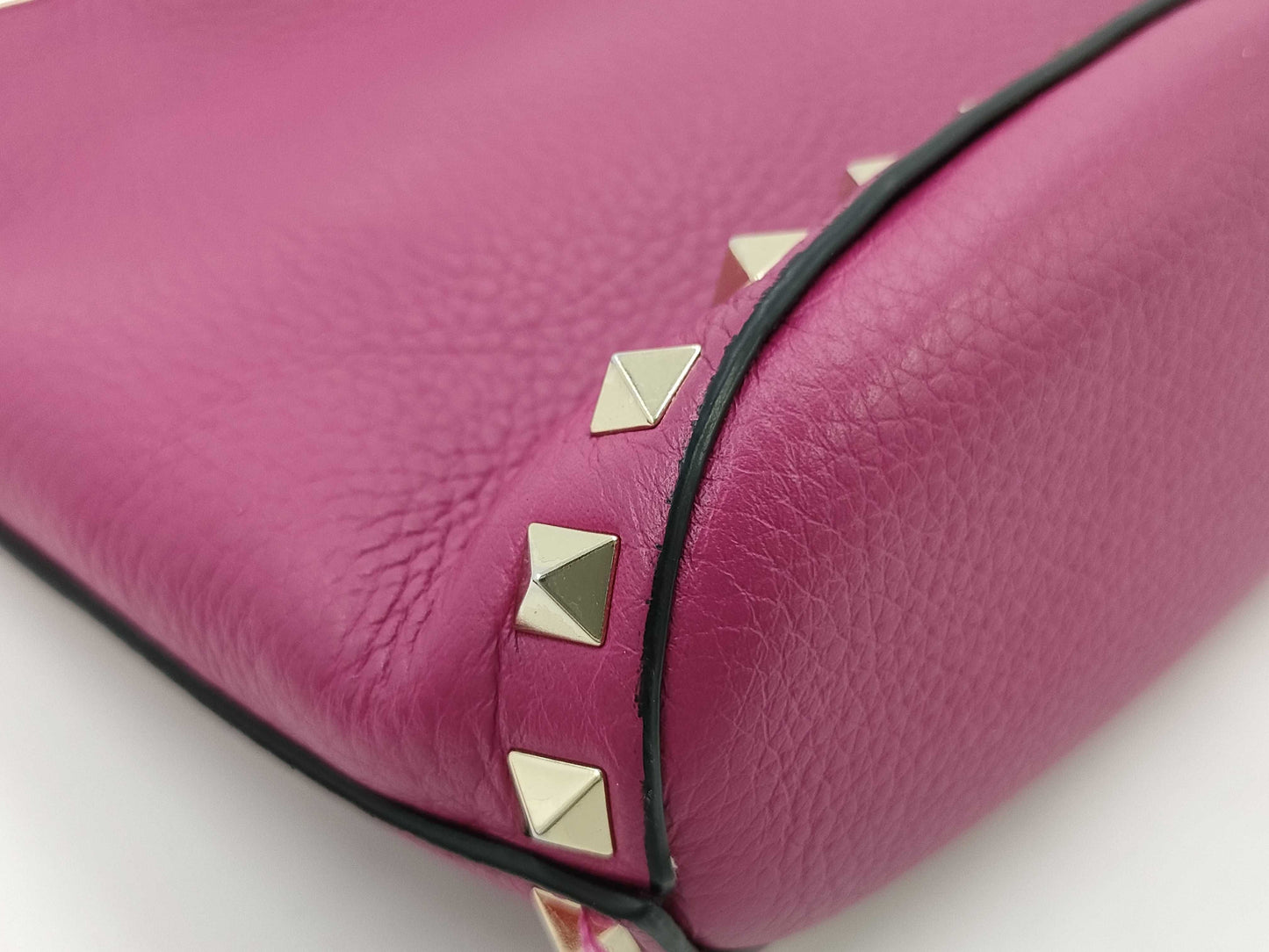 VALENTINO Rockstud Leather 2-Way Handbag/Shoulder Bag