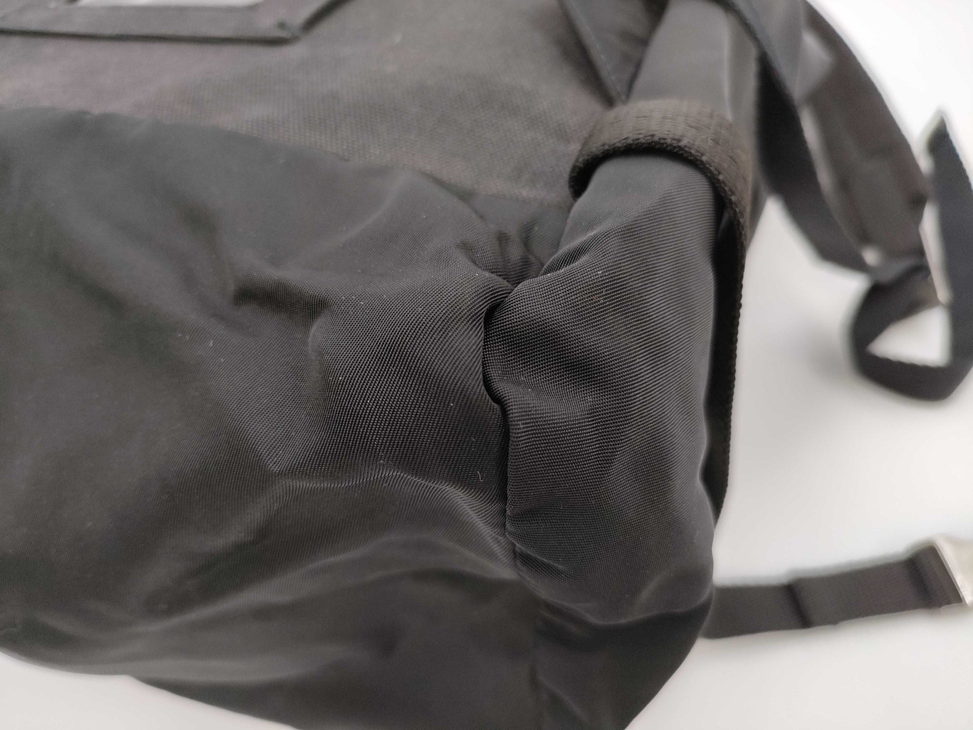 PRADA Triangle Logo Nylon Backpack