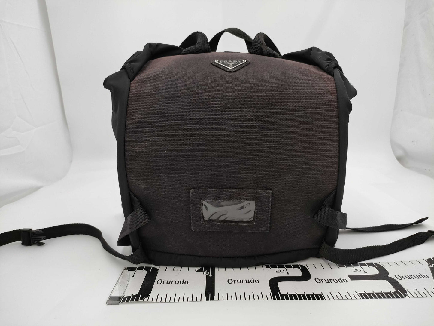 PRADA Triangle Logo Nylon Backpack