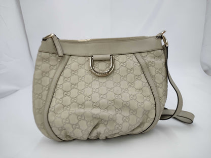 GUCCI 208257 Guccissima Leather Abbey Shoulder Bag