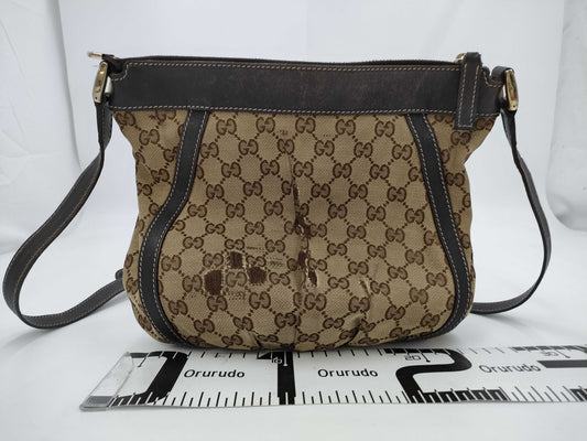 GUCCI 203257 GG Canvas Abby Shoulder Bag