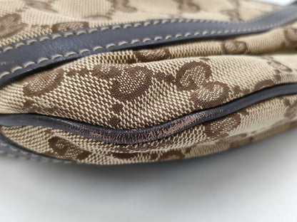 GUCCI 203257 GG Canvas Abby Shoulder Bag