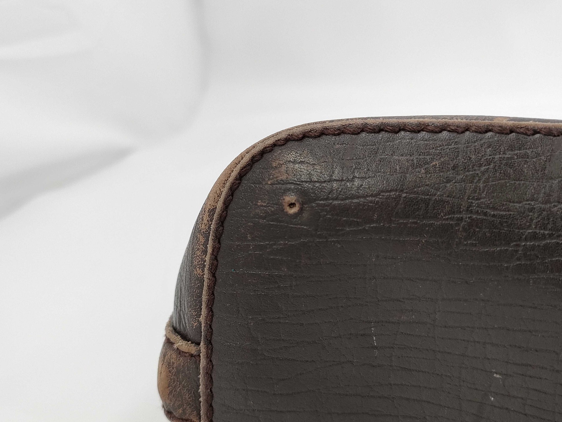 GUCCI 137385 GG Canvas Sherry Line Horsebit Handbag