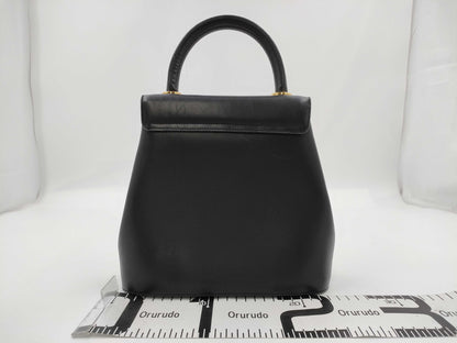 GUCCI Heel Stud Leather Handbag