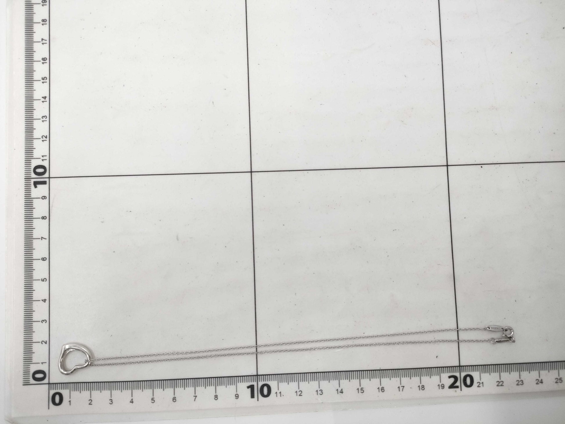 Tiffany & Co. Open Heart Necklace SV925 Pendant Necklace