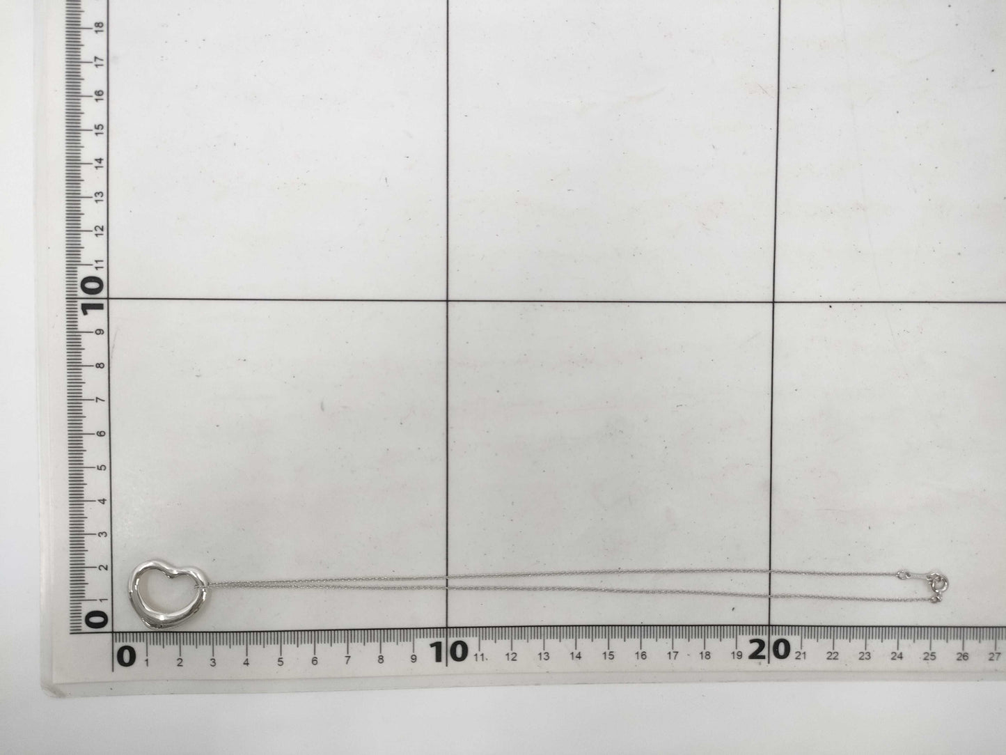 Tiffany & Co. Open Heart SV925 Pendant Necklace