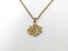 Dior Vintage Logo Gold Necklace