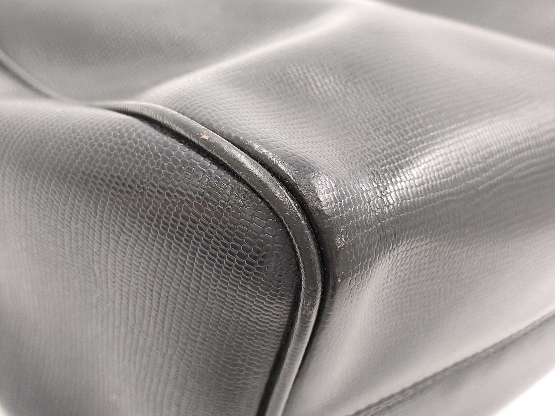 CELINE Circle Logo Leather Shoulder Bag