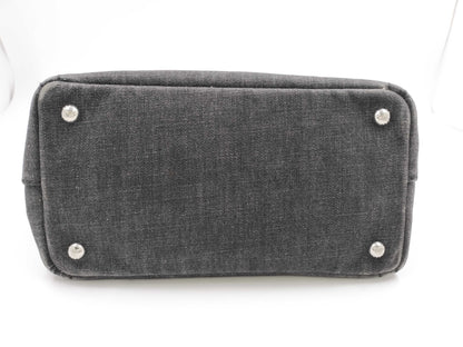 PRADA Kanapa Denim Black 1BG439 Bag