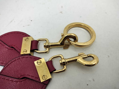 LOEWE LOEWE Wave Shoulder Strap Bordeaux Leather Gold Strap