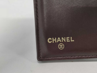 CHANEL Caviar Skin Compact Wallet 21st Series Serial Seal & Boutique Seal Wallet