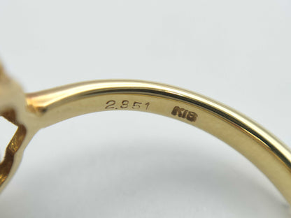 Colored Stone 2.351ct D0.24ct K18 4.4g Ring 