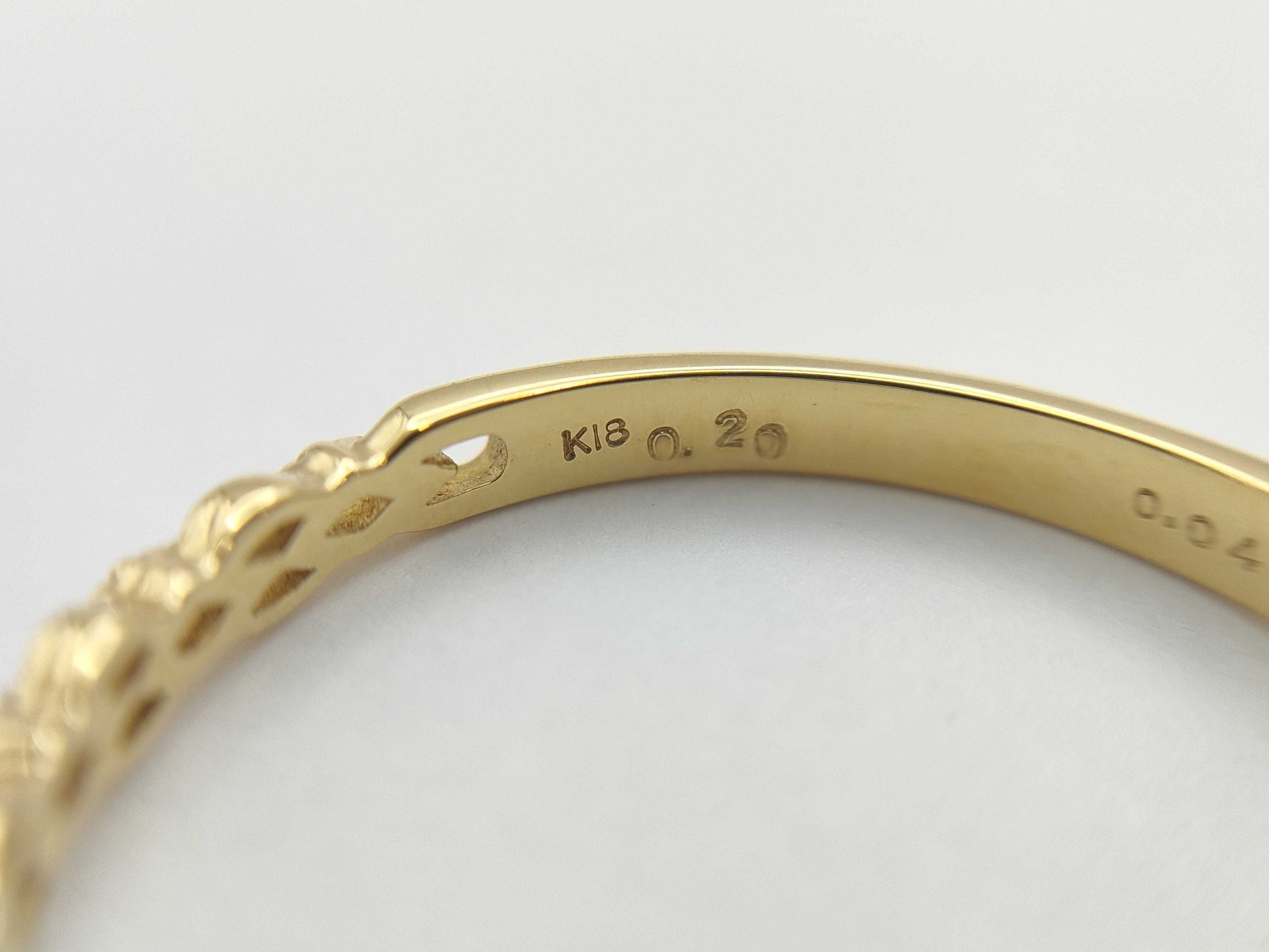 S0.20ct D0.04ct K18 1.5g Ring 