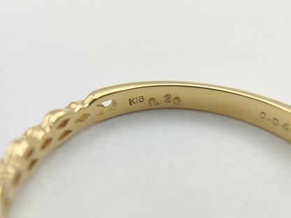 S0.20ct D0.04ct K18 1.5g Ring 