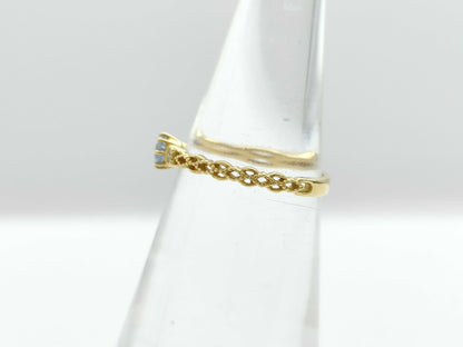 S0.20ct D0.04ct K18 1.5g Ring 