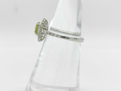 Sphene 0.721ct D0.53ct PT950 3.8g Ring 