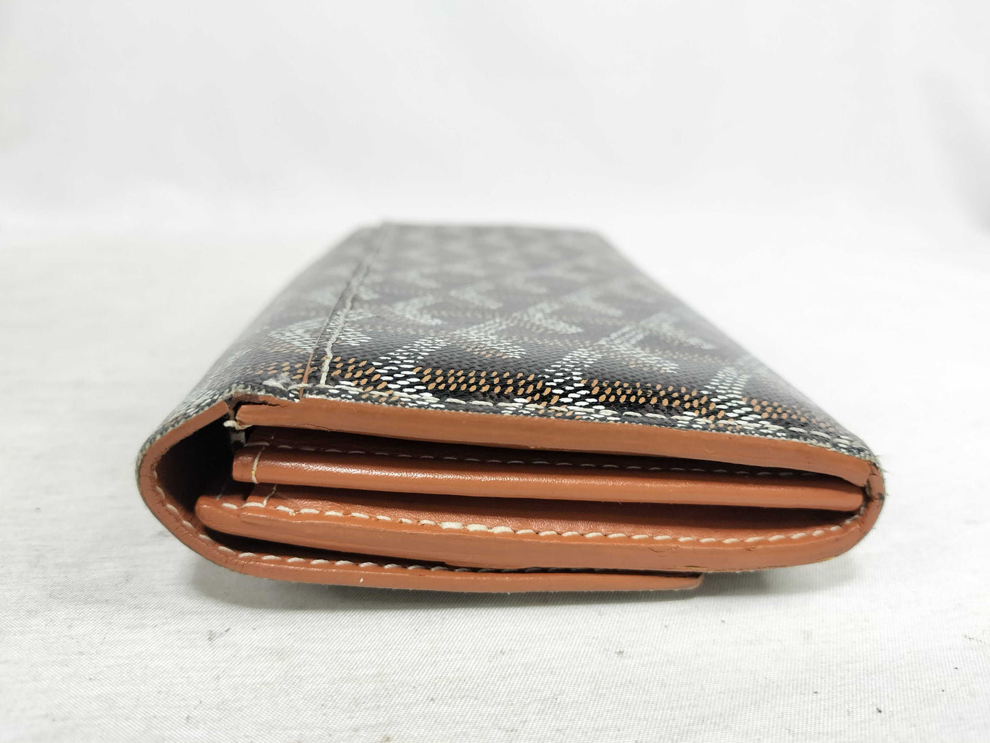GOYARD Goyard Herringbone Varenne Long Wallet PVCx Leather Wallet