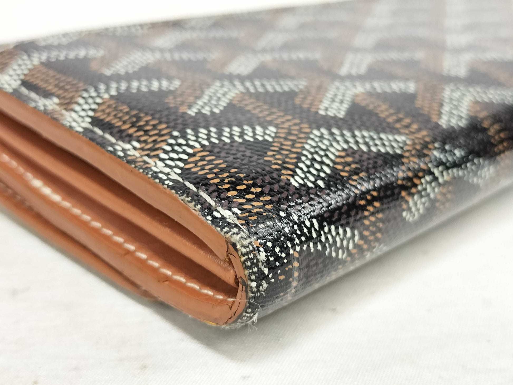 GOYARD Goyard Herringbone Varenne Long Wallet PVCx Leather Wallet