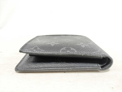 LOUIS VUITTON LV Monogram Eclipse Portefeuille Marco NM M62545 RFID Wallet