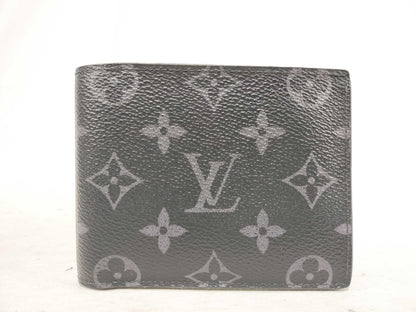 LOUIS VUITTON LV Monogram Eclipse Portefeuille Marco NM M62545 RFID Wallet