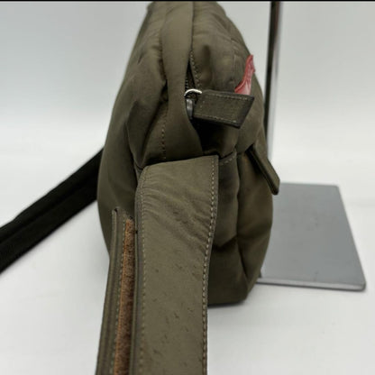 PRADA Prada Sport Nylon Khaki Shoulder Bag B9147