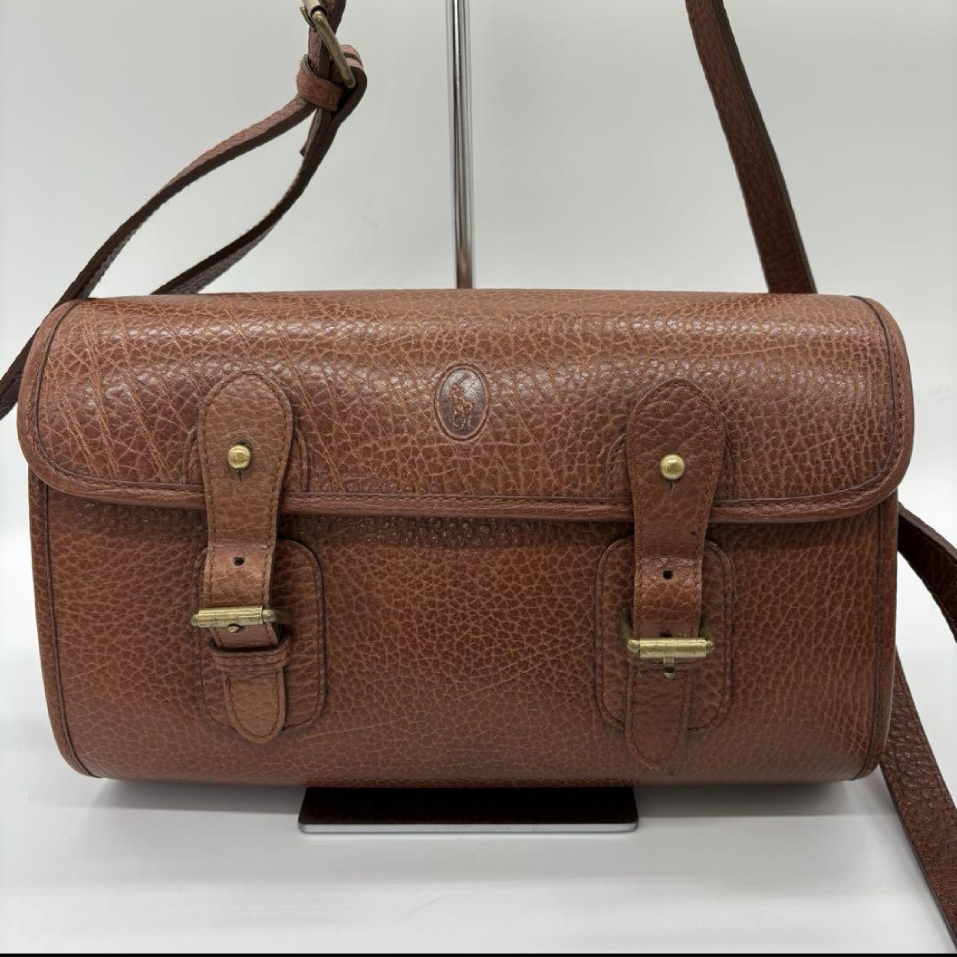 Ralph Lauren Shoulder Bag Leather Brown Shoulder Bag