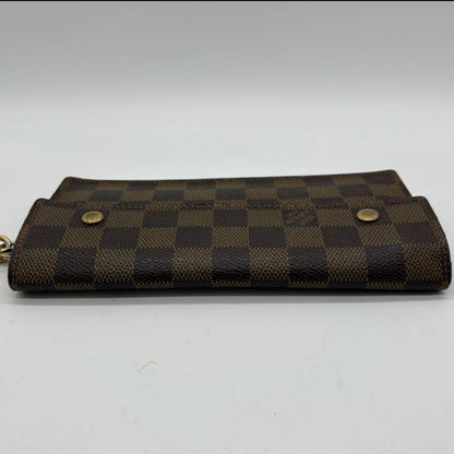 LOUIS VUITTON Louis Vuitton N60002 Porte-Feuil Cordion with Chain Strap Wallet