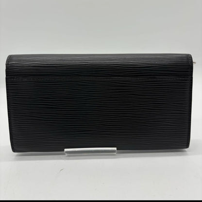 LOUIS VUITTON Louis Vuitton Epi M60582 Porte-Feuille Sala CA2134 Noir Wallet