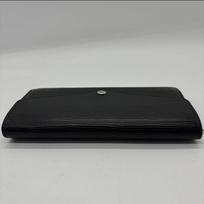 LOUIS VUITTON Louis Vuitton Epi M60582 Porte-Feuille Sala CA2134 Noir Wallet