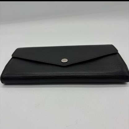 LOUIS VUITTON Louis Vuitton Epi M60582 Porte-Feuille Sala CA2134 Noir Wallet