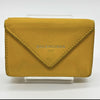 BALENCIAGA 3-Fold Compact Wallet Paper Mini Wallet Yellow Wallet