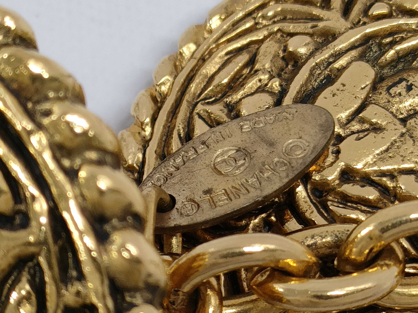 CHANEL Night Gold Chain Belt