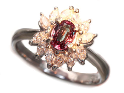 AX0.51ct D0.43ct Pt900 5.6g Ring 