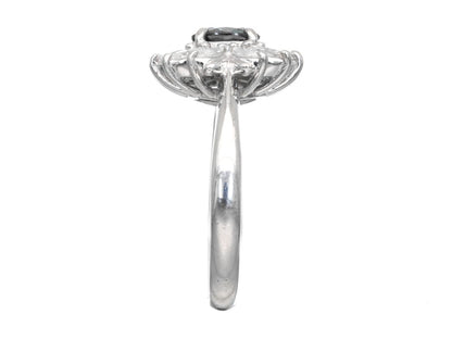 AX0.51ct D0.43ct Pt900 5.6g Ring 