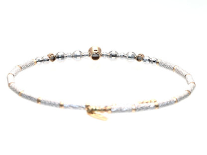 D0.17ct K18 3.8g Bracelet Bangle 